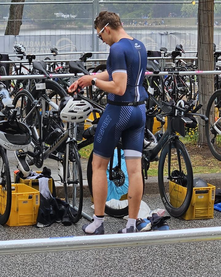 Finn Wiemer in der Wechselzone